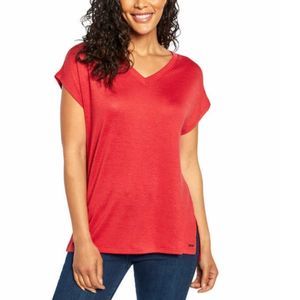 NWT Orvis Red Tunic top women's t-shirt size medium red shirt size medium